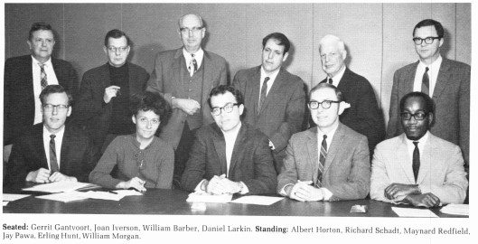 History Department at SUNY-Oneonta, 1971